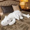 ARELUX Giant 50in 3Lb Big White Dragon Large Stuffed Animals Cute Plush Toy Fuzzy Jumbo Dinosaur Pillow Plushies with Wings Cuddly Soft Green Pterosaur Plushie for Friends Family Member view 1