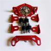 RC Boat Parts Universal Engine Mount Aluminum Alloy Engine Mount CNC Machined for 26,29,30,32cc(Red) view 1