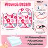 2ooya 6Pcs Waterproof Toddler Bibs Baby Feeding Bib Set with Crumb Catcher Pocket, Infant Adjustable Baby Teething Bib, Babies Sleeveless Animals Food Bibs Keepsake Gift for Baby Shower, 6-24 Months view 2