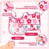 2ooya 6Pcs Waterproof Toddler Bibs Baby Feeding Bib Set with Crumb Catcher Pocket, Infant Adjustable Baby Teething Bib, Babies Sleeveless Animals Food Bibs Keepsake Gift for Baby Shower, 6-24 Months view 3