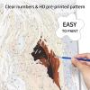 City Lake Paint by Numbers for Adults, DIY Paint by Number Acrylic with 3 Brushes, DIY Painting by Numbers for Beginner Kits, DIY Canvas Oil Painting Kit for Home Wall Decor Gift (No Frame) 40x120cm view 3