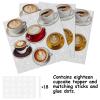 18pcs Glitter Dessert Cupcake Topper Pick for Drink Food Kitchen Coffee Theme Decor Supplies Men Boys Women Girls Happy Birthday Decorations view 3