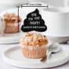 18pcs Black Glitter Poop Dessert Cupcake Topper Pick for Funny Oh Theme Decor Supplies Men Women Happy Birthday Party Decoration view 2