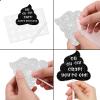18pcs Black Glitter Poop Dessert Cupcake Topper Pick for Funny Oh Theme Decor Supplies Men Women Happy Birthday Party Decoration view 4