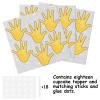 18pcs Gold Glitter Hand Dessert Cupcake Topper Pick for High Five Theme Decor Supplies Boys Girls Happy 5th Birthday Decorations view 3