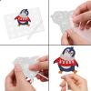 18pcs Red Glitter Cute Penguin Dessert Cupcake Topper Picks Winter Merry Christmas Eve Theme Decor Supplies Baby Shower for Boy Girl Happy Birthday Party Decoration view 4