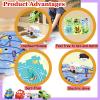 Niville Puzzle Racer Kids Car Track Set with Cars Puzzle Racer Car Track Set for 3-8 Year Old Best Holidays&Birthday Gifts for Kid Boys and Girls (25PCS Land) view 3