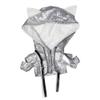 niannyyhouse 20cm Plush Doll Clothes Hoodie Cat Ear Jacket 8in Doll Dressup (Silver) view 1