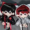 niannyyhouse 20cm Plush Doll Clothes Hoodie Cat Ear Jacket 8in Doll Dressup (Silver) view 2