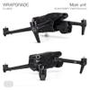 WRAPGRADE Skin Decal Sticker Compatible with DJI Air 3S (Black Bumpy Camo) view 4