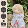 14 Inch Handmade Waldorf Doll Baby - Soft Interactive Textile Doll for Toddlers 1-3, Perfect for Christmas or Birthday view 2