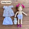 14 Inch Handmade Waldorf Doll Baby - Interactive Soft Doll for Toddlers 1-3, Great Birthday Gift for 2 Year Old Girls view 4