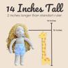 14-Inch Handmade Waldorf Doll Baby - Safe, Soft Rag Doll for Toddlers 1-3, Birthday or Shower Gift Idea for 2 Year Old Girl view 3