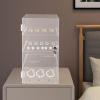 4 Tiers Acrylic Display Case, Countertop Display Case with Lock and 2 Keys, Locking Display Case, Clear Showcase Retail Display Cabinet Safe Storage for Retail Displays, Home, Office, and More view 3