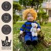 14 Inch Waldorf Doll Baby with Outfit Set - Handmade Soft Doll for Toddlers 1-3, Ideal My First Christmas for Boys view 2