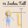 14 Inch Waldorf Doll Baby with Outfit Set - Handmade Soft Doll for Toddlers 1-3, Ideal My First Christmas for Boys view 3