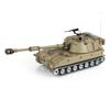 wheelfun US in Stock, 1/16 Tongde RC Tank M109A2 Self-propelled RTR Fighting Infrared Battle Smoke Unit Light Sound(Pro-Edition-Desert Yellow) BB Shooting Airsoft Tank That Shoot for Hobby view 3