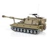 wheelfun US in Stock, 1/16 Tongde RC Tank M109A2 Self-propelled RTR Fighting Infrared Battle Smoke Unit Light Sound(Pro-Edition-Desert Yellow) BB Shooting Airsoft Tank That Shoot for Hobby view 4