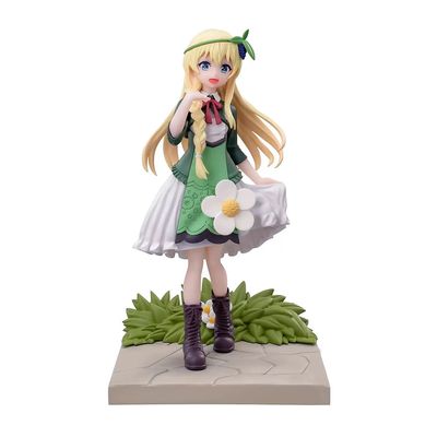 MABAIUDE an Explosion on This Wonderful World Figure Belzerg Stylish Sword Iris Figure, 18cm Anime Action Figure Statue Model Handmade Collectible Gifts for Fans