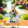 MABAIUDE an Explosion on This Wonderful World Figure Belzerg Stylish Sword Iris Figure, 18cm Anime Action Figure Statue Model Handmade Collectible Gifts for Fans view 4
