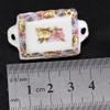 40Pcs 12th Dollhouse Miniature Dining Ware Porcelain Tea Set view 3