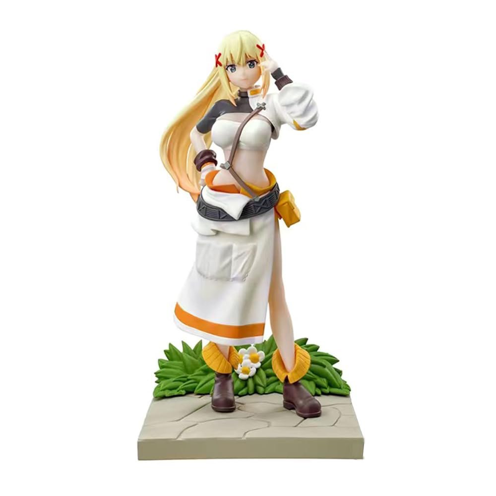 MABAIUDE Darknes Figure an Explosion on This Wonderful World Figure, 18cm Anime Action Figure Darknes Statue Model Handmade Collectible Gifts for Fans