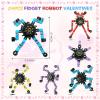 24PCS Valentines Day Cards for Kids with Spinner Toys - Valentines Cards Bulk for Kids classroom School Exchange Sensory Toys Gifts for Boys Party Favors, Valentines Treats Goodie Bag Stuffers view 4