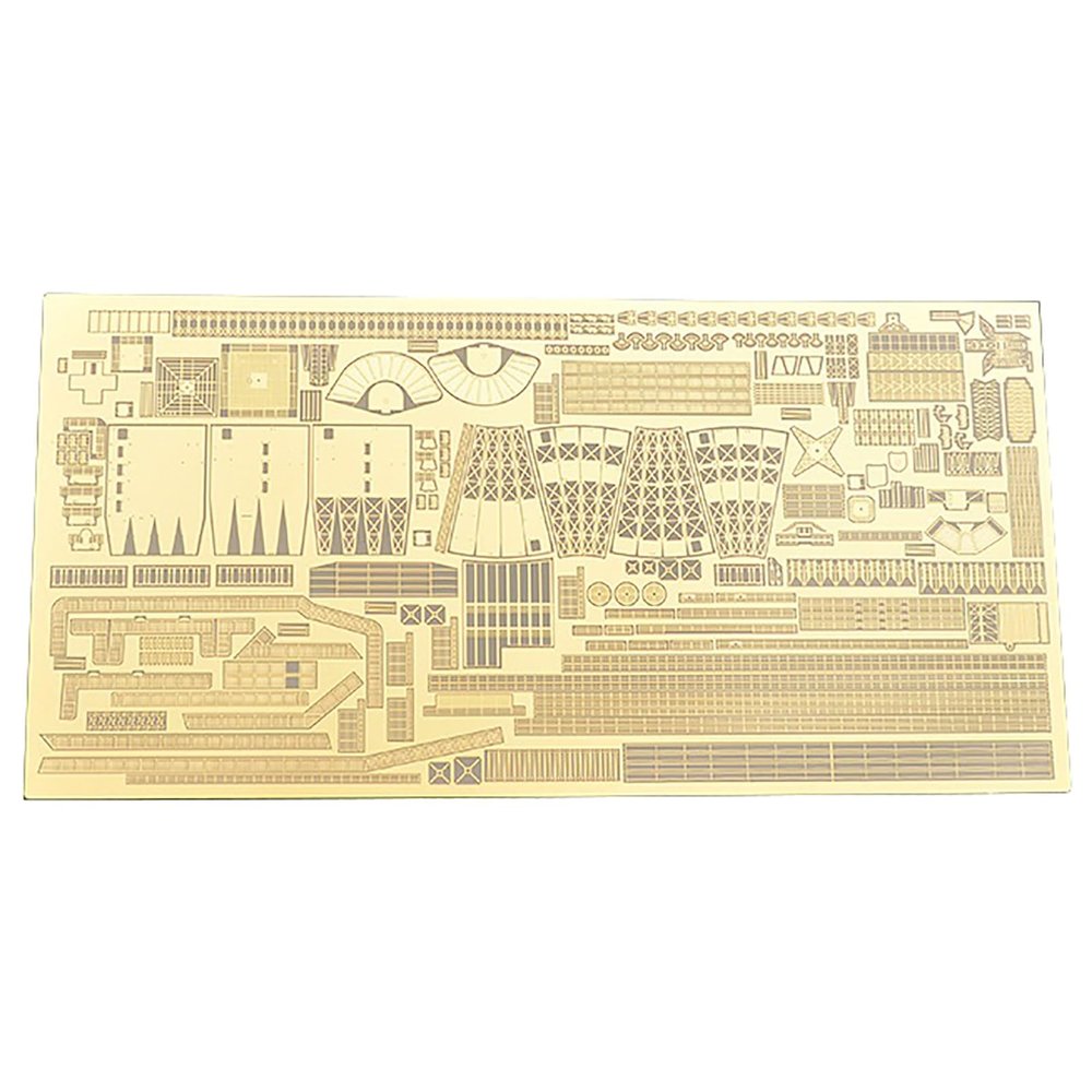 1/700 Scale Etching Sheet US Nimitz Class Aircraft Carrier Modification Etching Sheet Alloy Etching Sheet Model Detail Upgrade