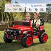 Hikiddo 2 Seater Ride on Car for Big Kids Age 4-8, 12V Motorized Car for Kids Electric Car with Remote Control, EVA Tires - Red view 2