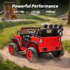 Hikiddo 2 Seater Ride on Car for Big Kids Age 4-8, 12V Motorized Car for Kids Electric Car with Remote Control, EVA Tires - Red view 3