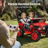 Hikiddo 2 Seater Ride on Car for Big Kids Age 4-8, 12V Motorized Car for Kids Electric Car with Remote Control, EVA Tires - Red view 4