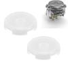 20.2mm Buttos Caps, Joystick Replacement Caps with Brushed Appearance, Compatible for Sallybox, Fightingbox, Slimbox (Transparent) view 1