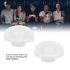 20.2mm Buttos Caps, Joystick Replacement Caps with Brushed Appearance, Compatible for Sallybox, Fightingbox, Slimbox (Transparent) view 3