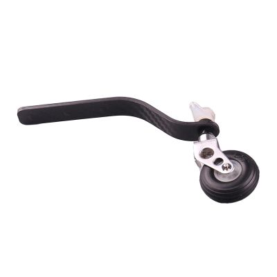 JWQFBC Carbon Fiber Landing Gear, Tailwheel Assembly Parts, 1.25" Wheel, PU Tire, High Performance Kit for Gas RC Airplane, 50CC