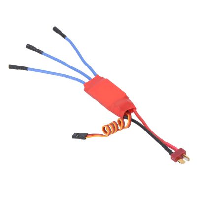 30A Brushless Electronic Speed Controller Drone ESC T Plug for FPV F450 Mini Quadcopter Drone 5.6V-12.6V Overvoltage Overheat for RC Fixed Wing Aircraft