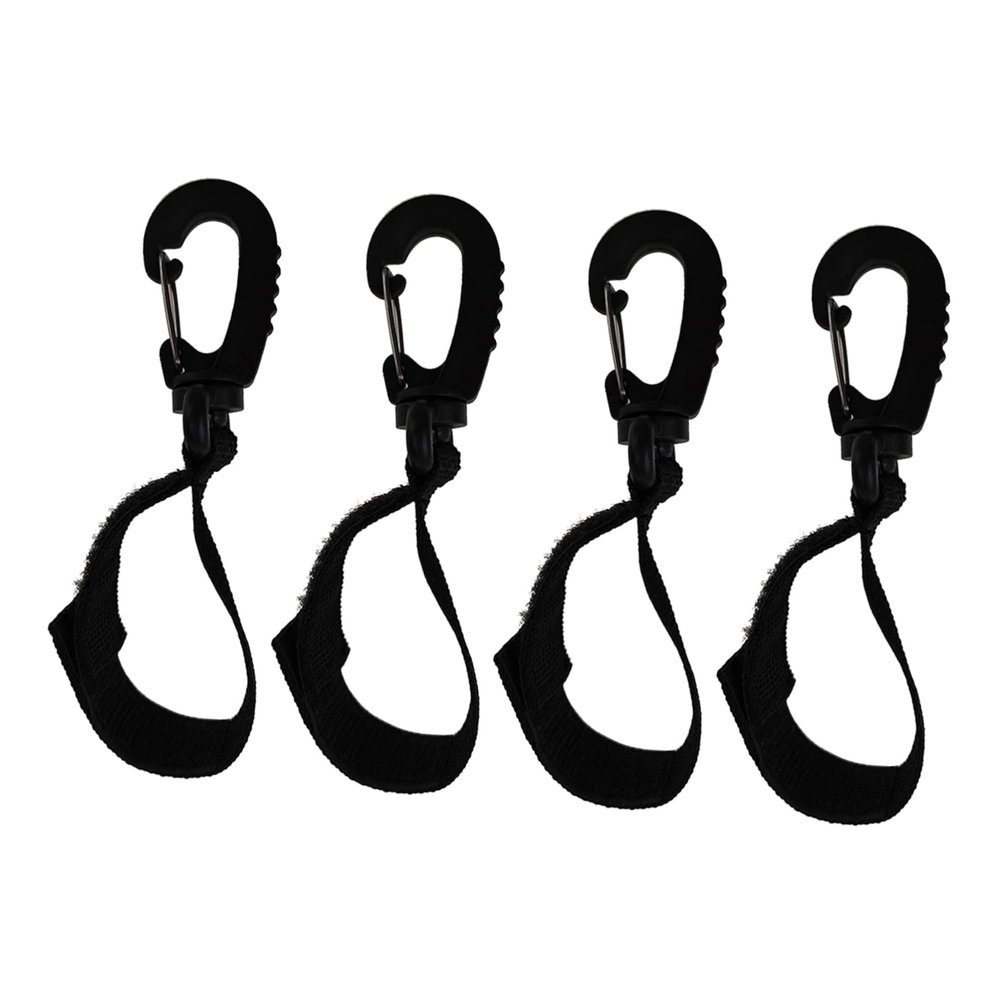 MOBUTOFU 4pcs Stroller Hooks Stroller Hangers Rotatable Hanging Hooks for Mom Pram Boy Girl Travel