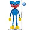 Brickcraft Officially Licensed Poppy Playtime Huggy Wuggy with Posable Limbs and Interchangeable Faces Included 240 Pieces Multicolored Brick Building Set view 3
