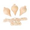 JISADER 3X Classic Wooden Trompos with Strong for Adults Party Favors view 2