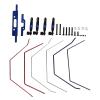 Front and Rear Wide Sway Bar Anti Roll Bar Kit for Tra-xxas for SLA-sh 2WD 1/10 RC Car Upgrade Parts view 1
