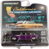 Greenlight 63070-A California Lowriders Series 6-1946 Fordor Super Deluxe - Dark Purple Metallic & Black Two-Tone 1:64 Scale view 1