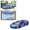 1:64 Scale Diecast Model Car Compatible with Lamborghini Revuelto Blu Eleos Limited Edition By MINI GT MGT00748 view 2