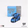 1:64 Scale Diecast Model Car Compatible with Lamborghini Revuelto Blu Eleos Limited Edition By MINI GT MGT00748 view 3