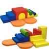 Yaofala 8-Piece Colourful Soft Play Set, Foam Climbing Blocks for Toddlers, Climbing Toys for 1 Year Old, Inside Crawling & Sliding Foam Baby Climbing Blocks view 1