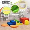 Yaofala 8-Piece Colourful Soft Play Set, Foam Climbing Blocks for Toddlers, Climbing Toys for 1 Year Old, Inside Crawling & Sliding Foam Baby Climbing Blocks view 4