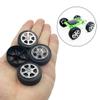 30PCS Toy Car Wheels 2mm Dia Shaft Plastic Wheels with 15PCS Shaft Round Rod Axles for Model Toys RC Car Truck DIY Craft (2X8X26MM) view 4