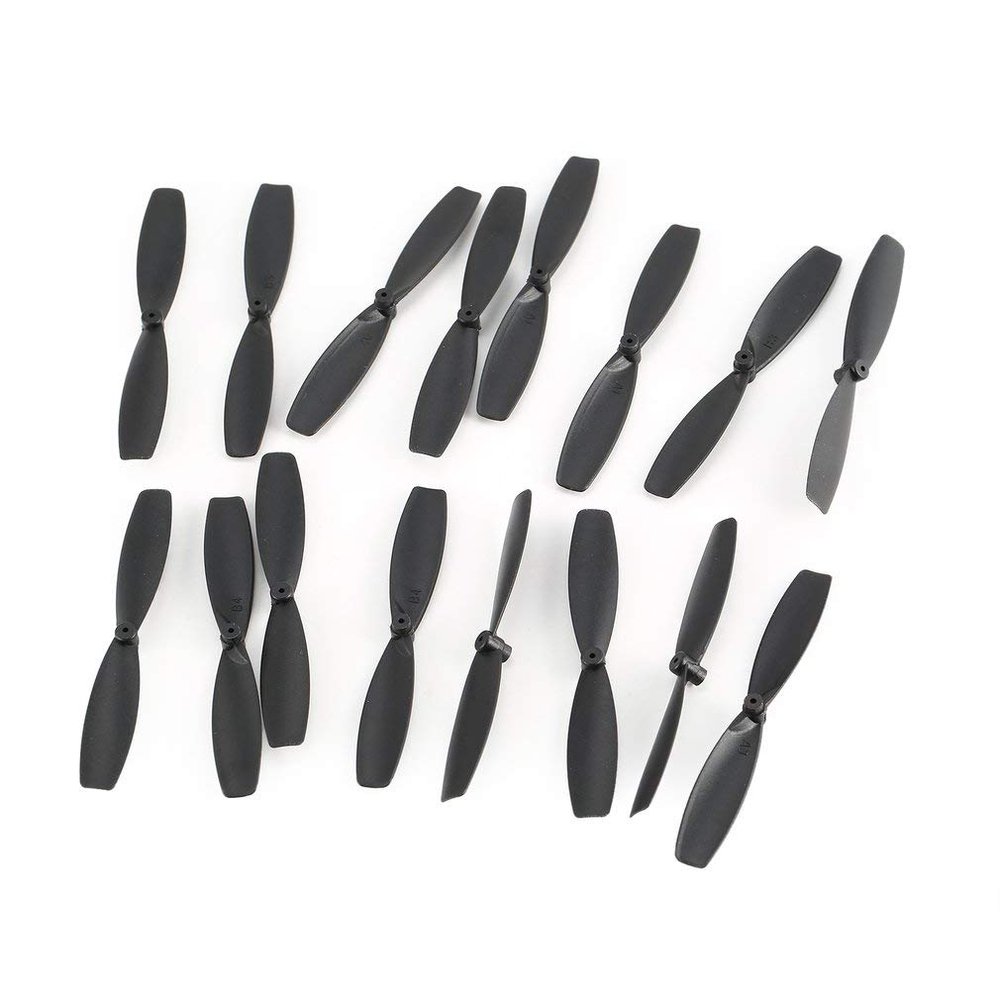 AYDCMC 8 Pairs CW/CCW Propeller Props Blade Compatible with RC 60mm Racing Drone Quadcopter Aircraft UAV Spare Parts Accessories Component Replacement Blades(Black)