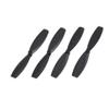 AYDCMC 8 Pairs CW/CCW Propeller Props Blade Compatible with RC 60mm Racing Drone Quadcopter Aircraft UAV Spare Parts Accessories Component Replacement Blades(Black) view 4