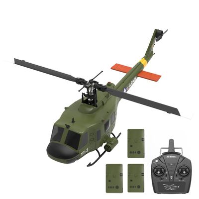 Aetheria Remote Control Helicopter F07 UH-1 Huey RC Helicopter Model with Optical Flow Positioning, 2.4G 6CH Brushless Direct-Drive 3D/6G Flybarless Aircraft for Adult Gift Christmas - RTF