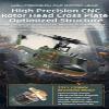 Aetheria Remote Control Helicopter F07 UH-1 Huey RC Helicopter Model with Optical Flow Positioning, 2.4G 6CH Brushless Direct-Drive 3D/6G Flybarless Aircraft for Adult Gift Christmas - RTF view 4