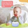 Dualshine 6 Pack 304 Stainless Steel Baby Bowls with Removable Non-Slip Silicone Shell, Suction Bowls for Baby, Scald-Resistant Food Containers, for Kids, Babies Food Feeding6 Colors view 3